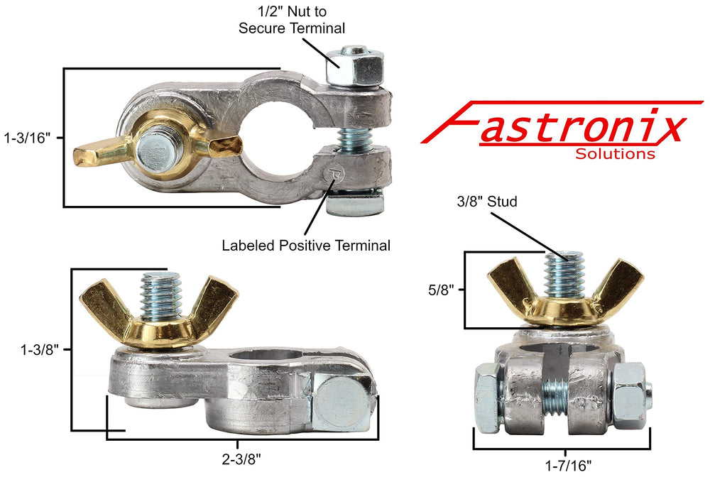 Fastronix red and black flexible terminal covers detail, prevents incidental shorting