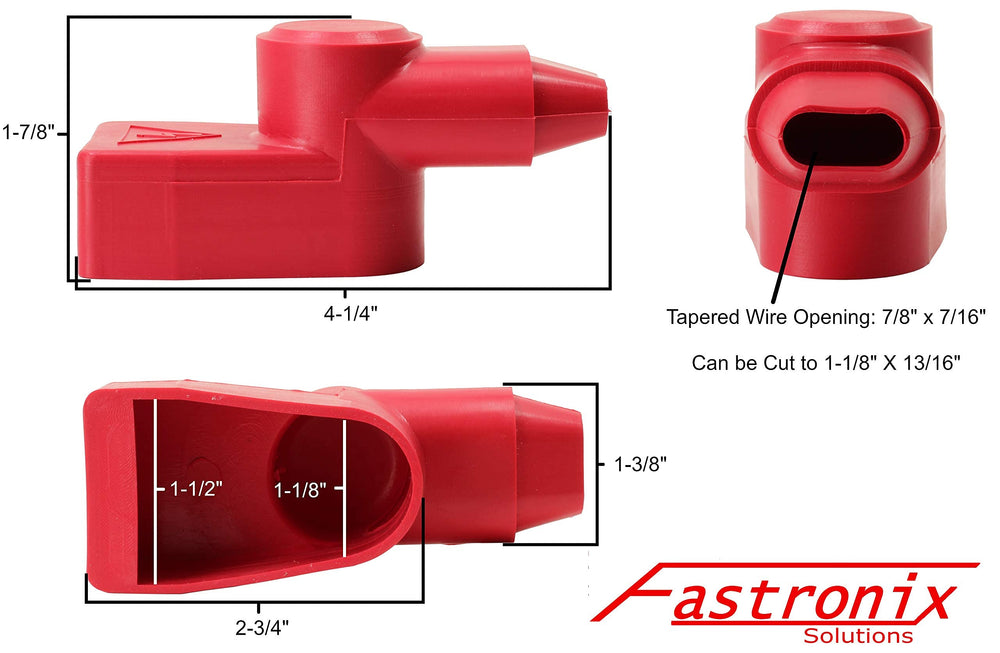 Fastronix terminal beside a coin for scale, compact size and clear fitment