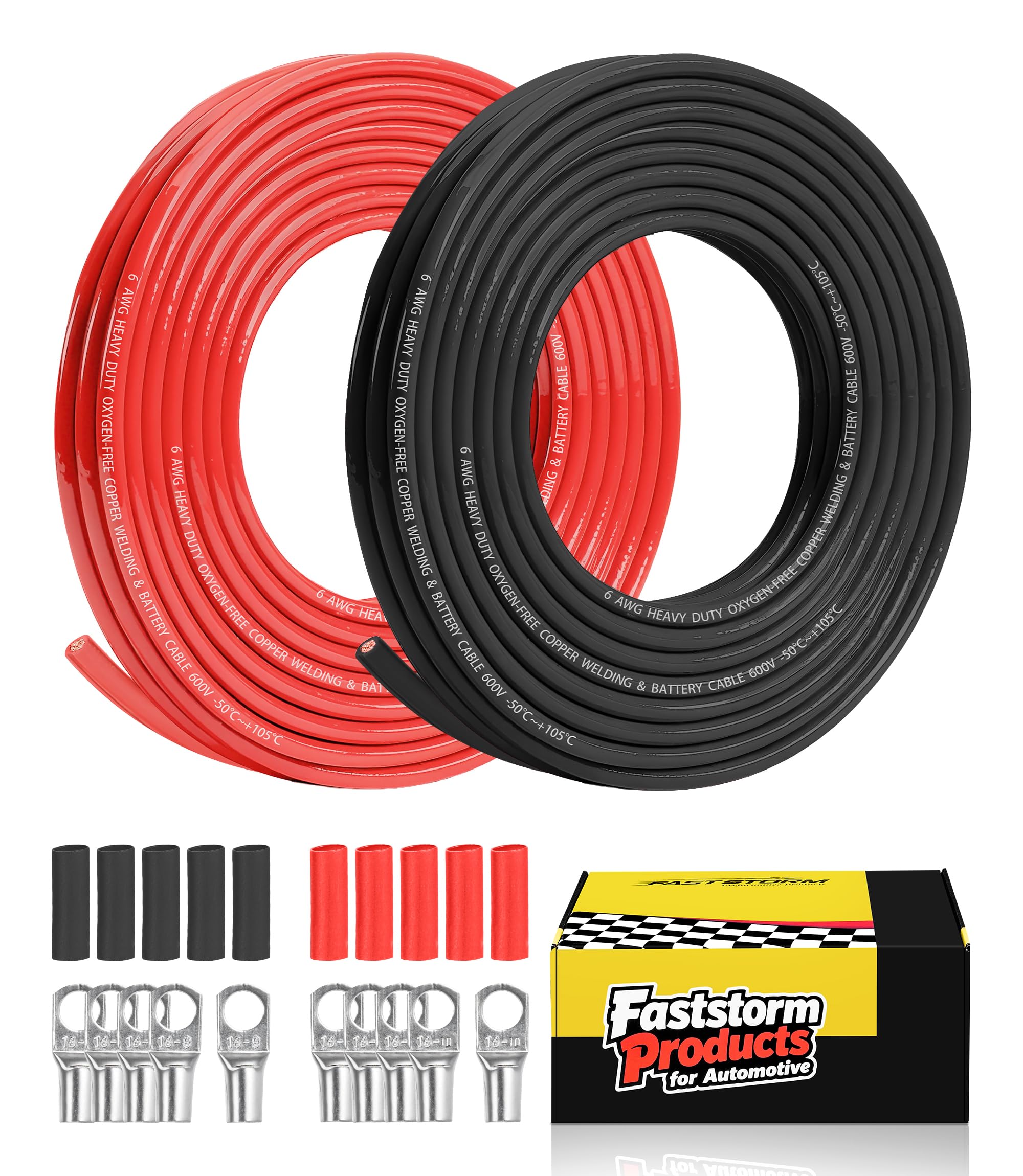 FASTSTORM front packaging showing kit components and benefits
