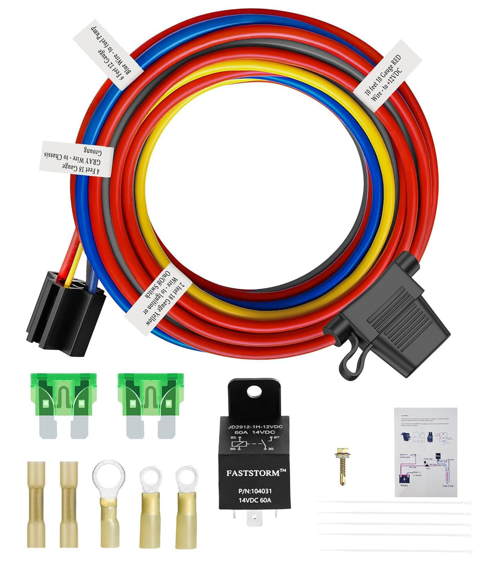 FASTSTORM relay kit front overview showing components and benefit of complete package