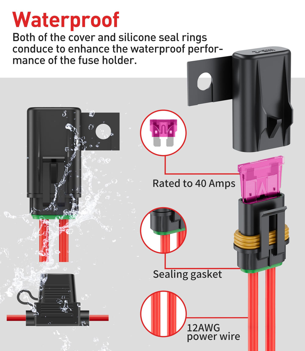 FASTSTORM waterproof cap and seal protecting switches from moisture