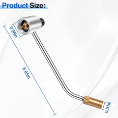 FATCANMA close-up of brass threads highlighting precise machining and leak-resistant seal