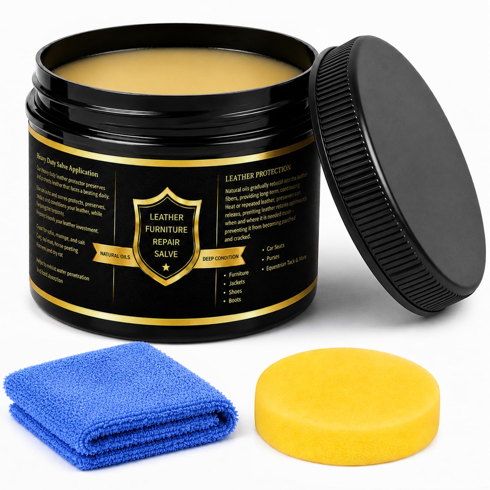 FAVIRZCE front label of 8oz jar showing product name and purpose