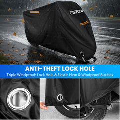 Favoto lock-hole and O-ring for securing bike with a padlock