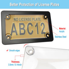 FBJTDQ close-up of clear ABS bubble protector showing impact resistance benefit