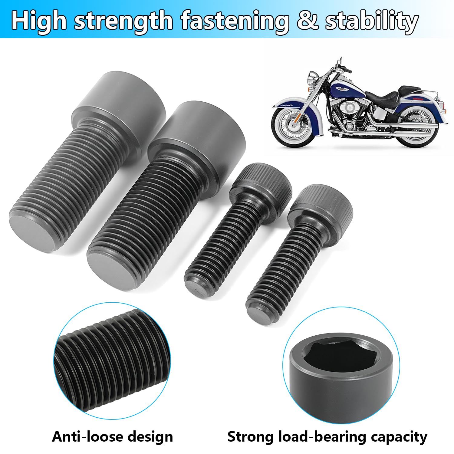 FBSCTMH motorcycle with renewed front end, improves ride stability