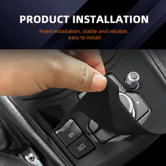 FDAIUN gearshift area in use demonstrating comfortable grip and coverage