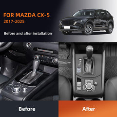 FDAIUN panel installed on CX-5 center console improving protection and style