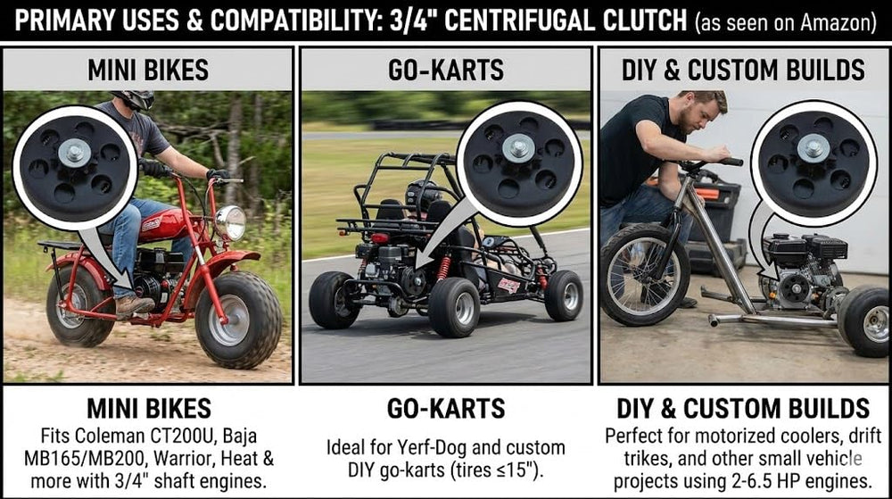 FDJ clutch fitted on a go-kart illustrating practical use and improved drivability