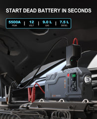 Featou digital display closeup showing PSI and presets for accurate inflation