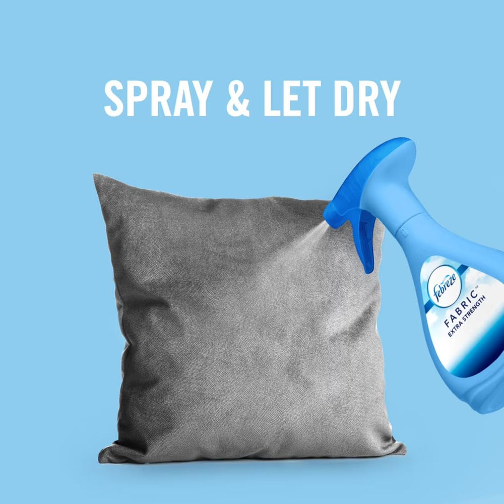 Febreze nozzle close-up displaying precise spray control