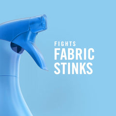 Mist from Febreze landing on seat fabric to neutralize smells