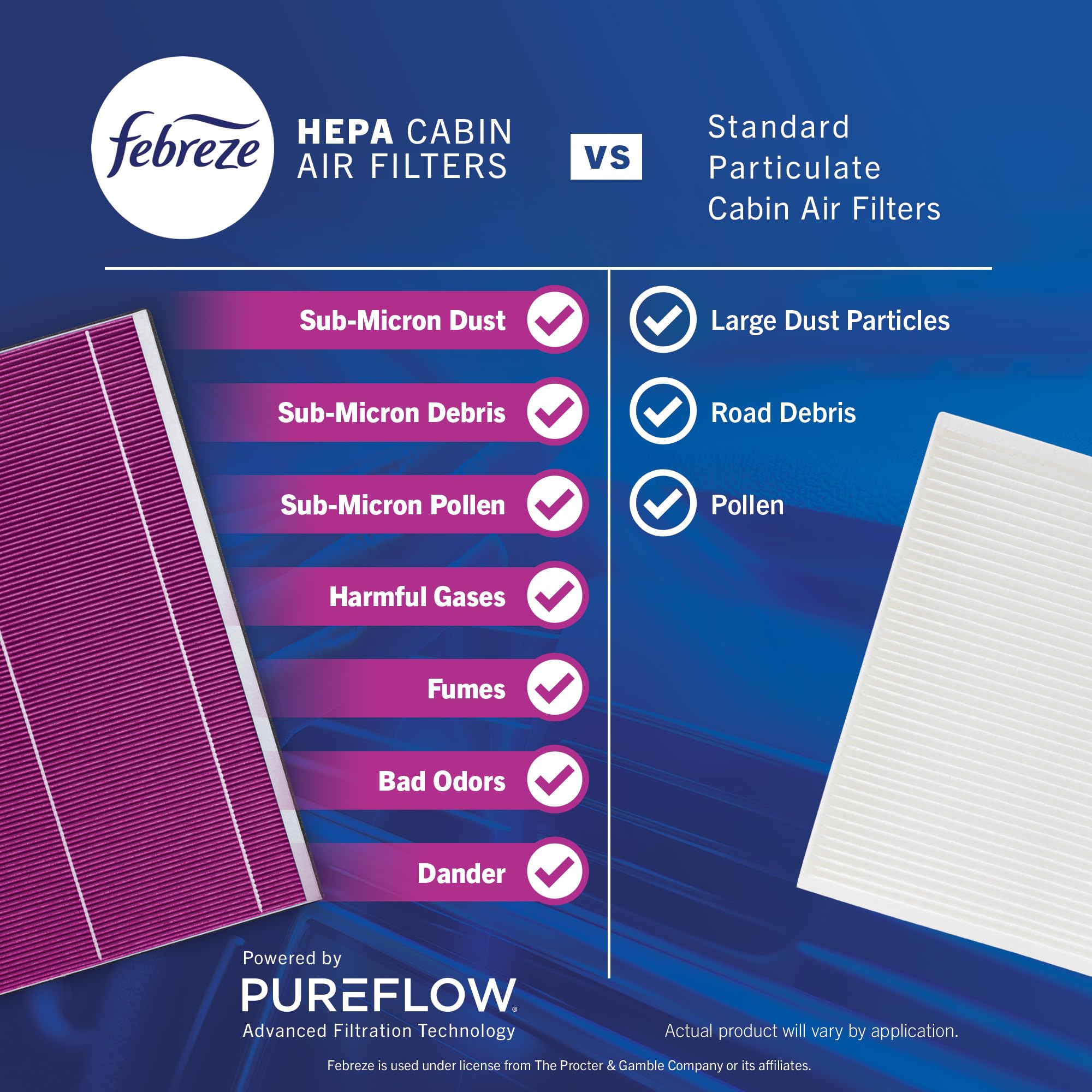 Box QR code for Febreze installation videos and fast guidance
