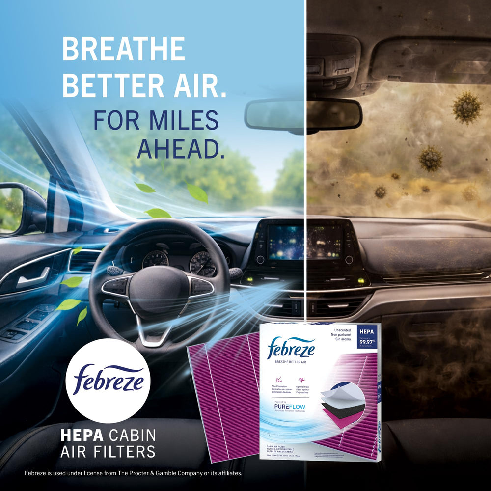QR code on Febreze box linking to installation videos for guided, confidence-building setup