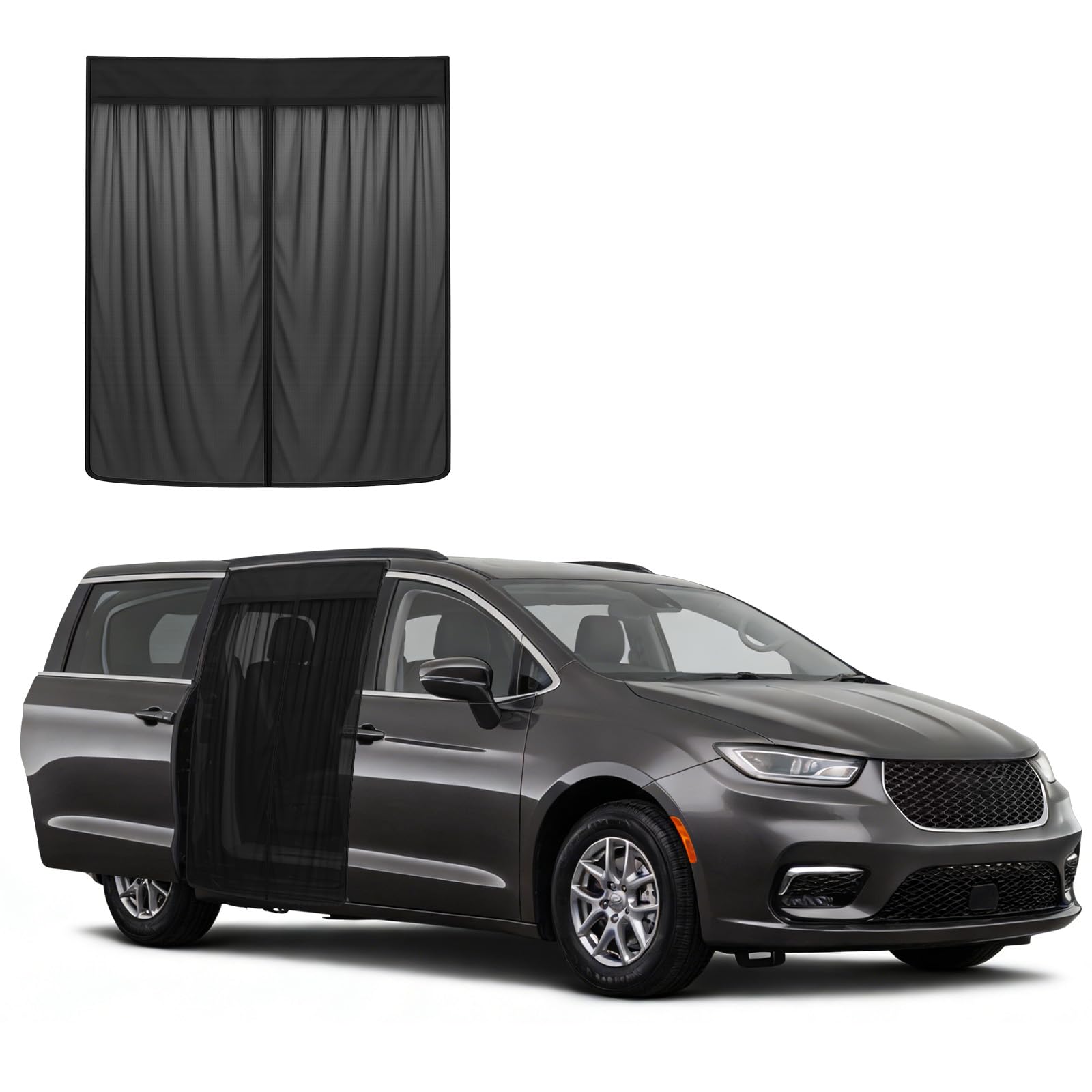 Federedevo screen on sliding door showing full coverage and easy access
