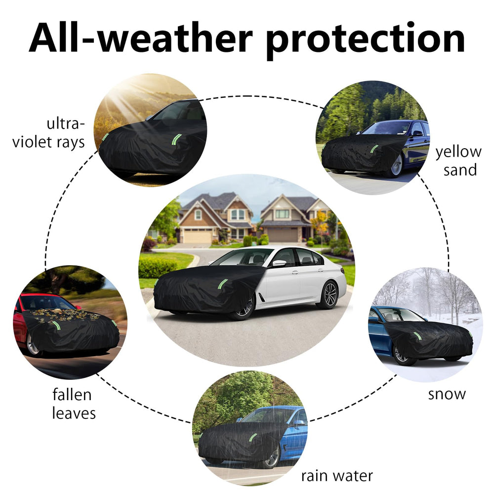 Federedevo installed on a sedan offering front-end protection