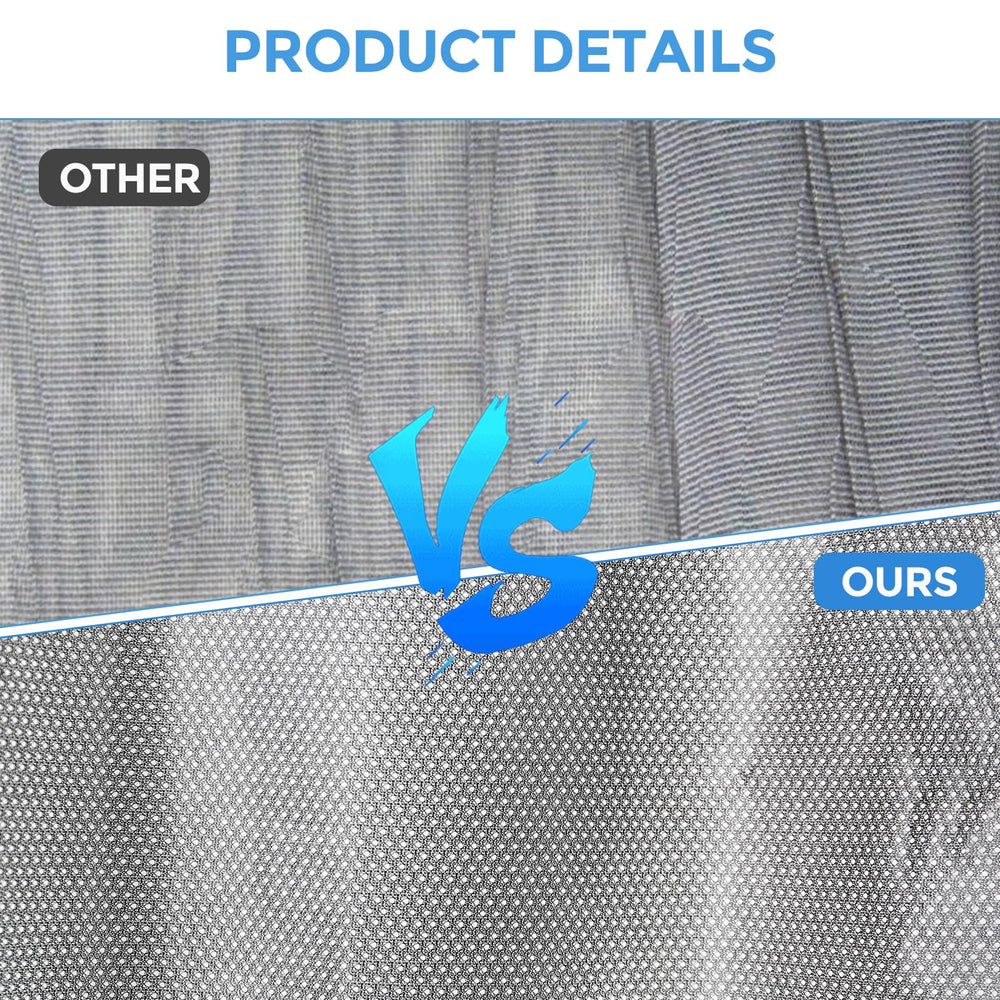 Federedevo fine mesh texture close-up allowing airflow while blocking insects