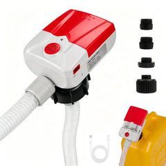 FEEDRON front view with adapters showing compact portability and compatibility