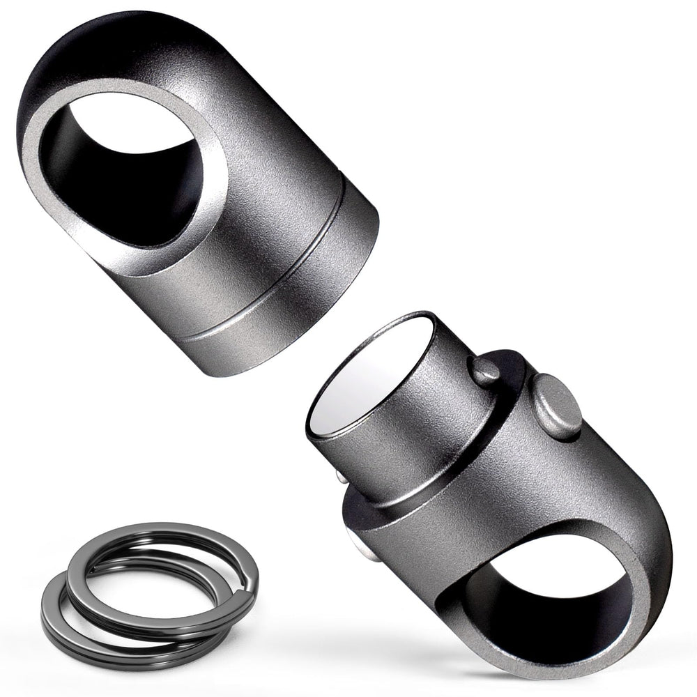FEGVE front view of magnetic keychain showing secure locking benefit