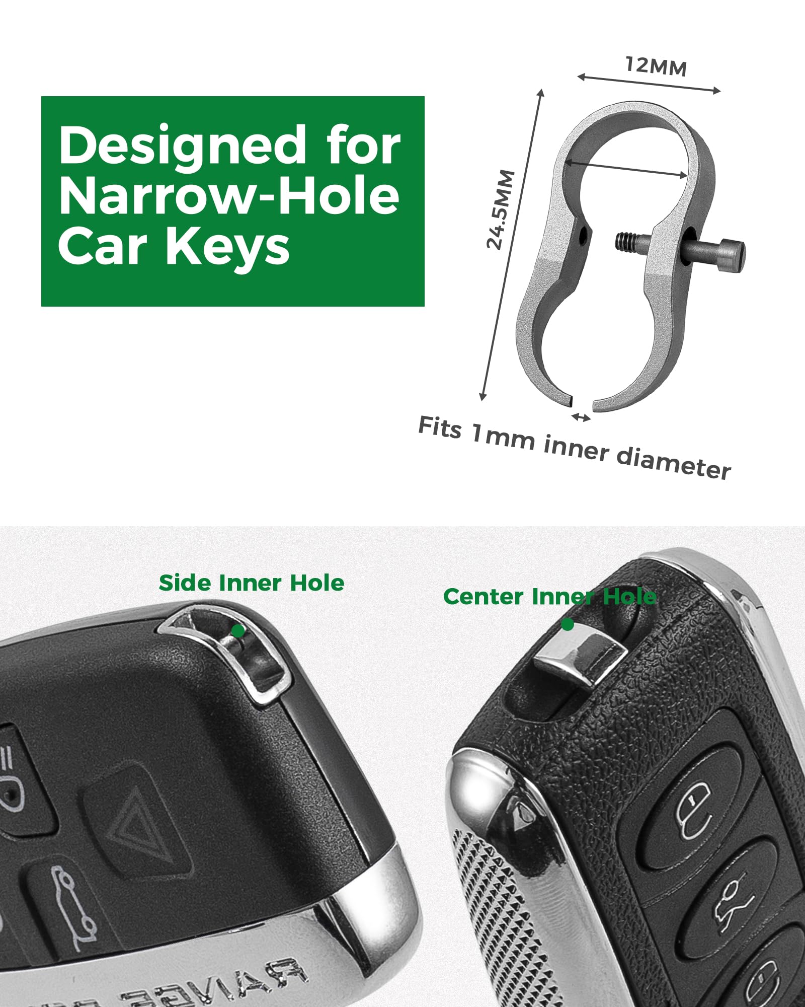 FEGVE key insertion demo showing fast snap-on benefit for narrow holes