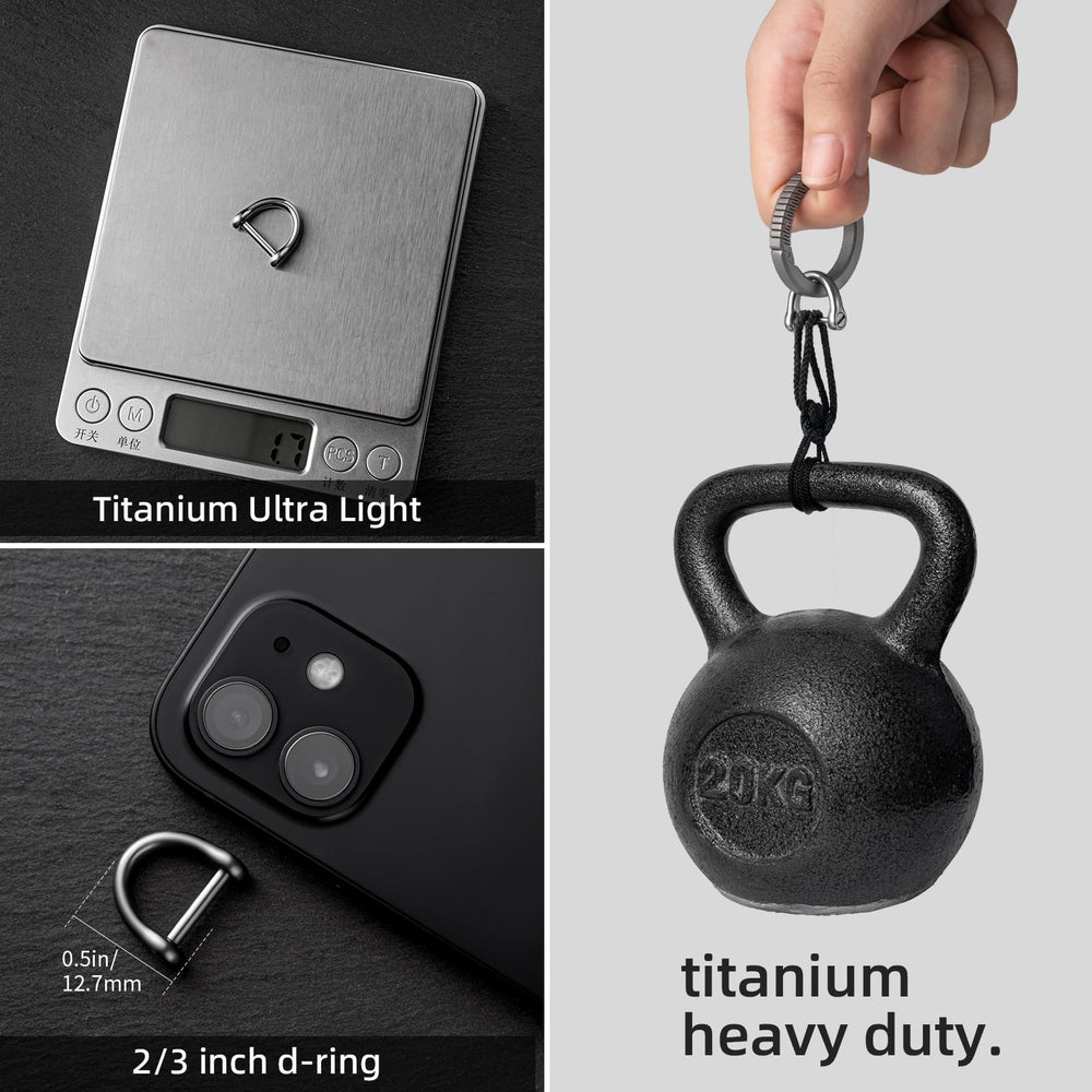 FEGVE D-ring in pocket with keys showing minimalist carry comfort