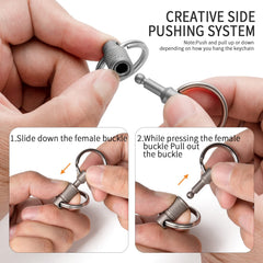FEGVE arrangement of stainless steel rings and included parts for flexible organization