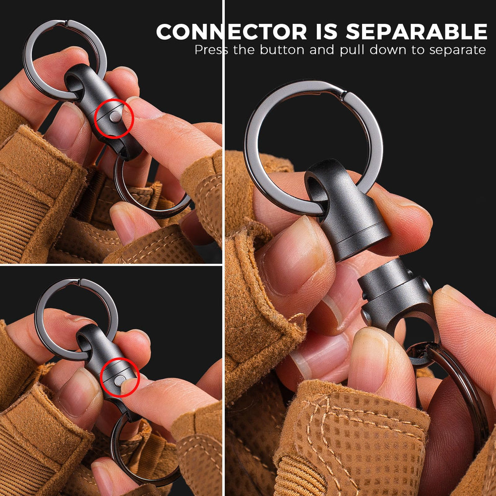 FEGVE side profile showing 360° rotating connector for tangle prevention