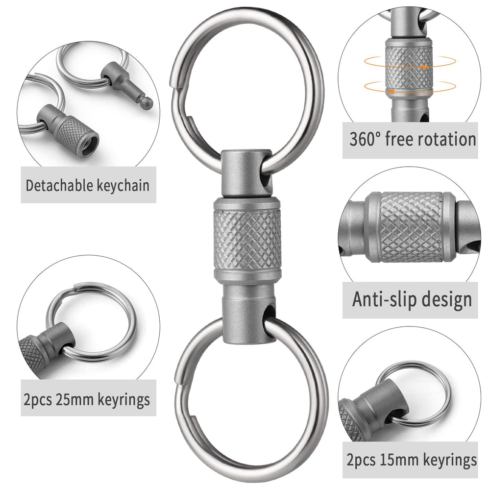 FEGVE demonstration of swivel action in hand for tangle-free rotation benefit