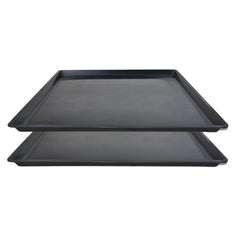 FEICHANGHAO front view drain pan showing full coverage and floor protection