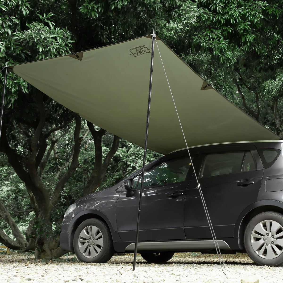 FEIWOOD GEAR packed awning in bag for easy transport and storage