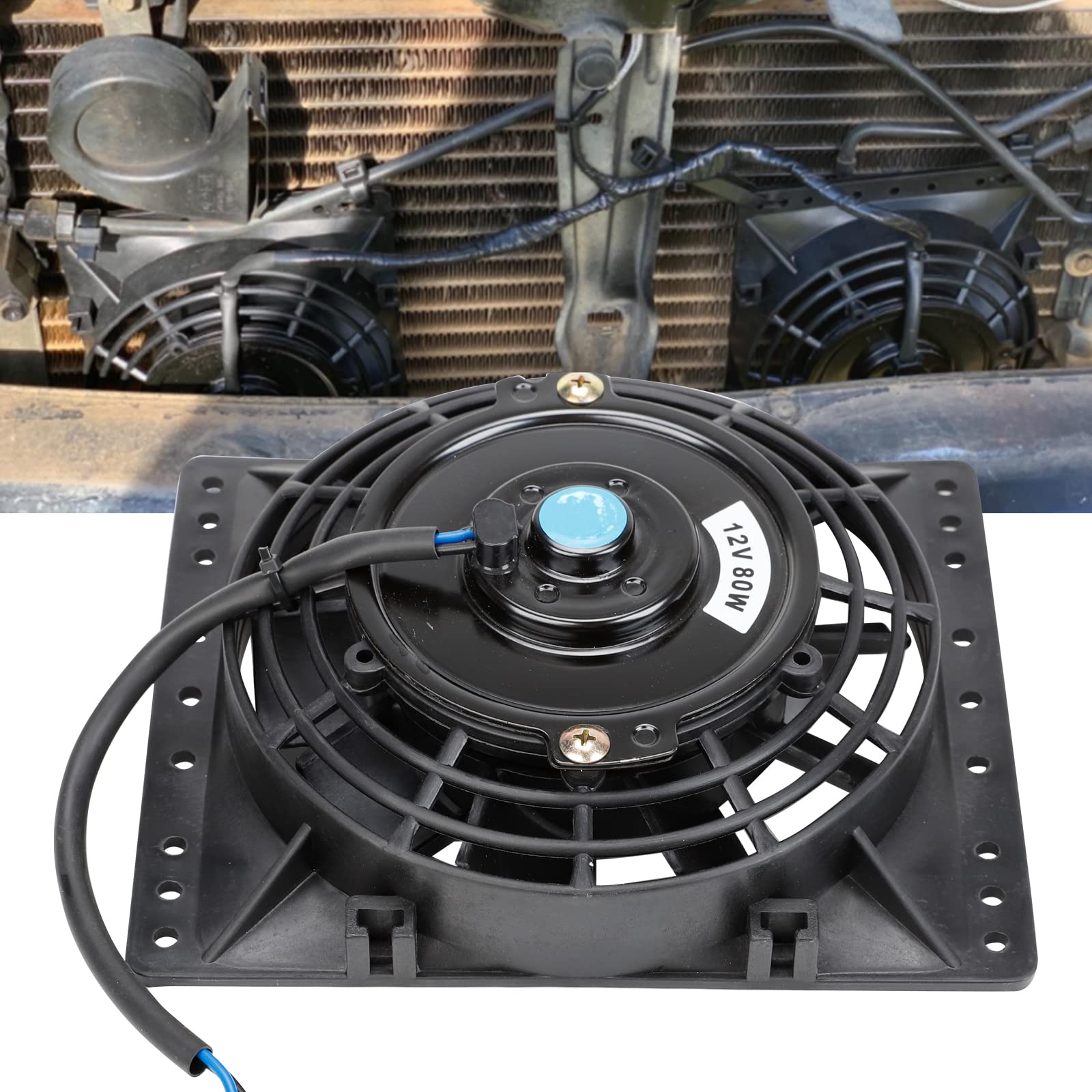 Fekuar close-up of 10 straight blades showing durable construction and airflow efficiency