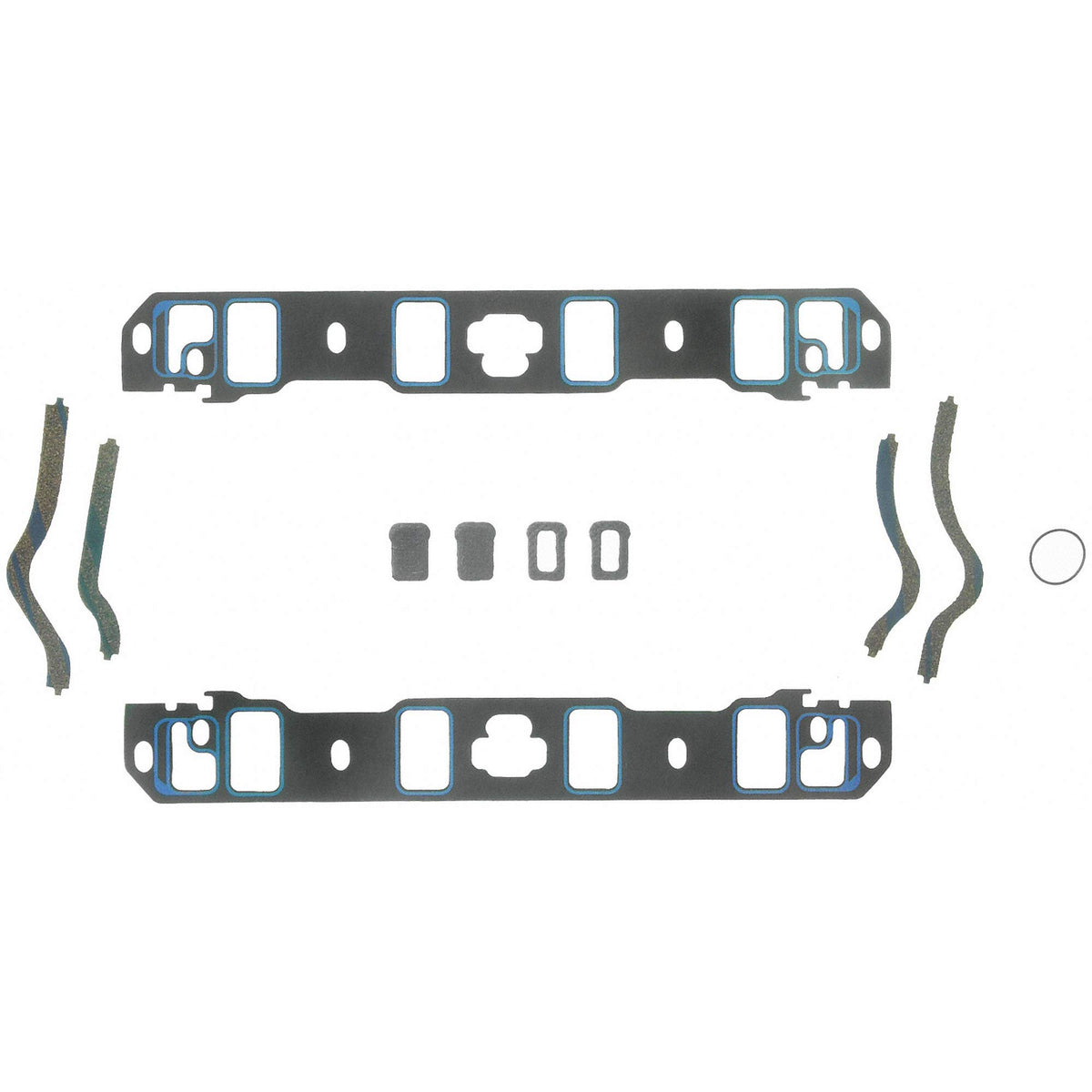 Fel-Pro 1250 front packaging showing complete gasket kit benefits