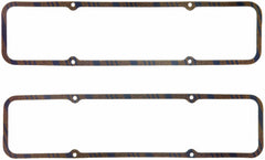 Fel-Pro 1604 close-up on cork-lam gasket material, highlights durable thick seal