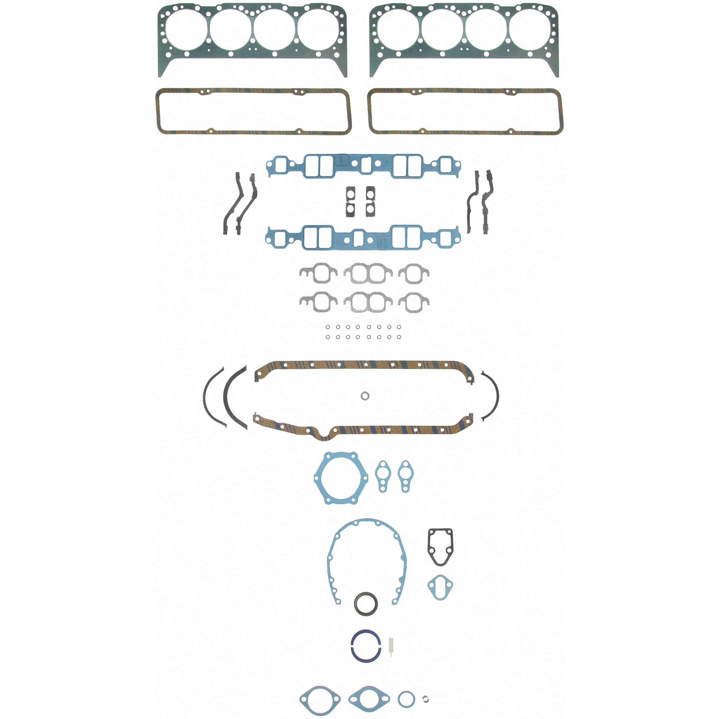 Fel-Pro front packaging showing full gasket kit and clear contents for confident purchase