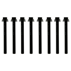 Fel-Pro cylinder head bolt set front view showing organized fasteners for reliable OE fit
