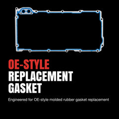 Fel-Pro gasket beside ruler showing size and fit verification benefit