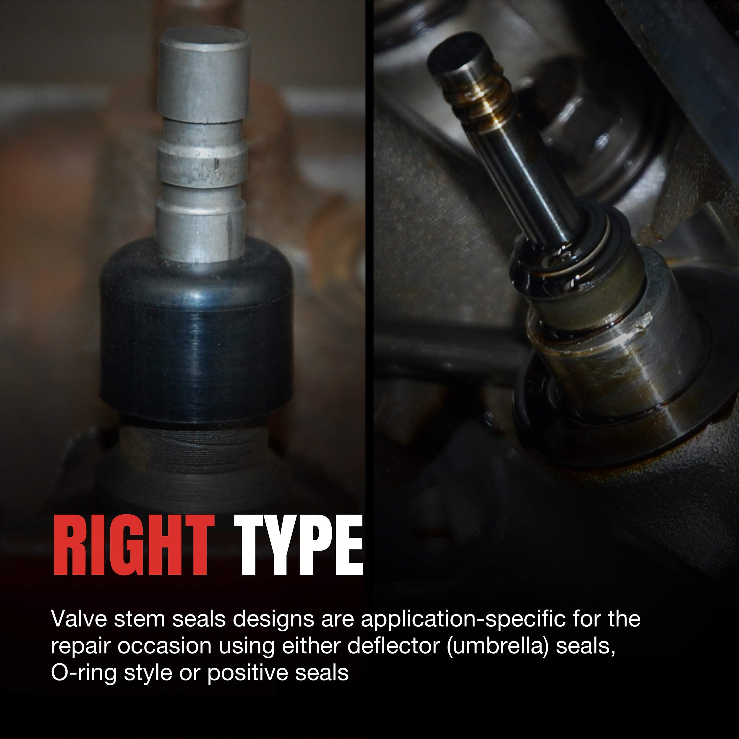 Fel-Pro installation tool beside seals, protects seal lip during install