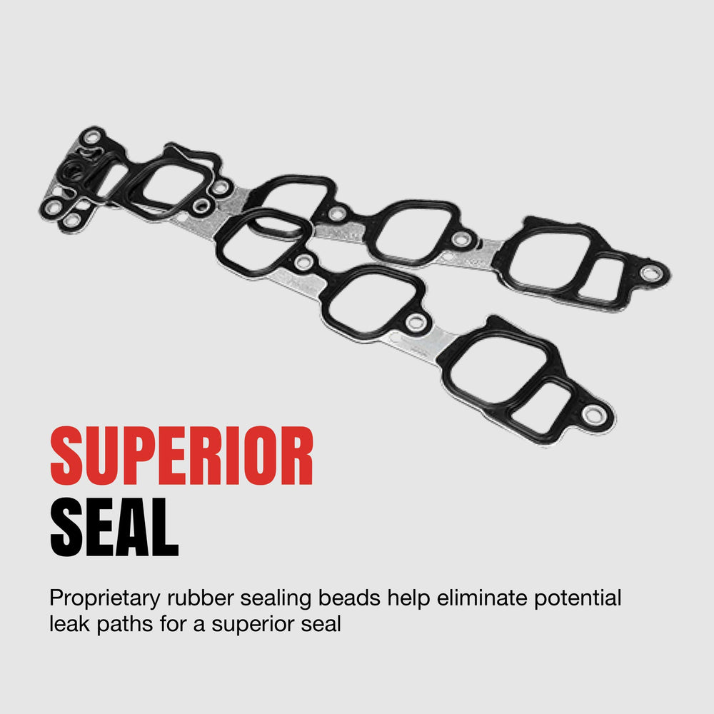Fel-Pro complete gasket set laid out displaying included parts for a full repair