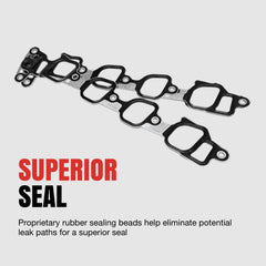 Fel-Pro complete gasket set laid out displaying included parts for a full repair