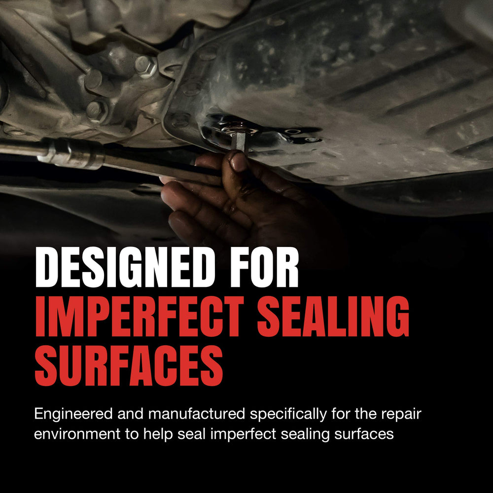 Fel-Pro molded rubber gasket close-up highlighting durable seal material