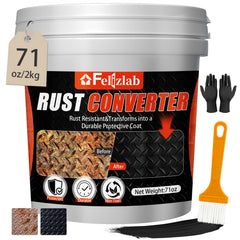 Felizlab front can 71oz showing label and matte black finish benefit