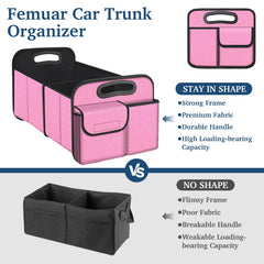 Femuar open top filled with groceries showing organized transport benefit
