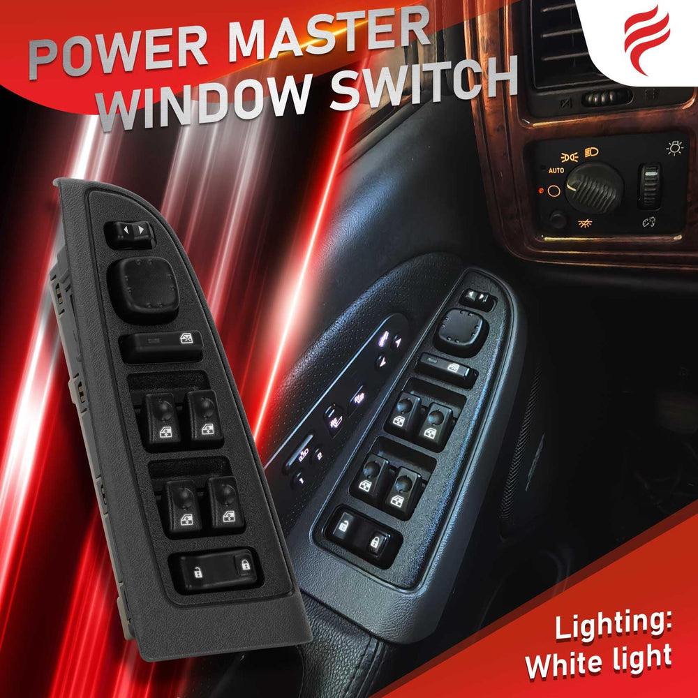 Fengind illuminated switch night view improving visibility for driver