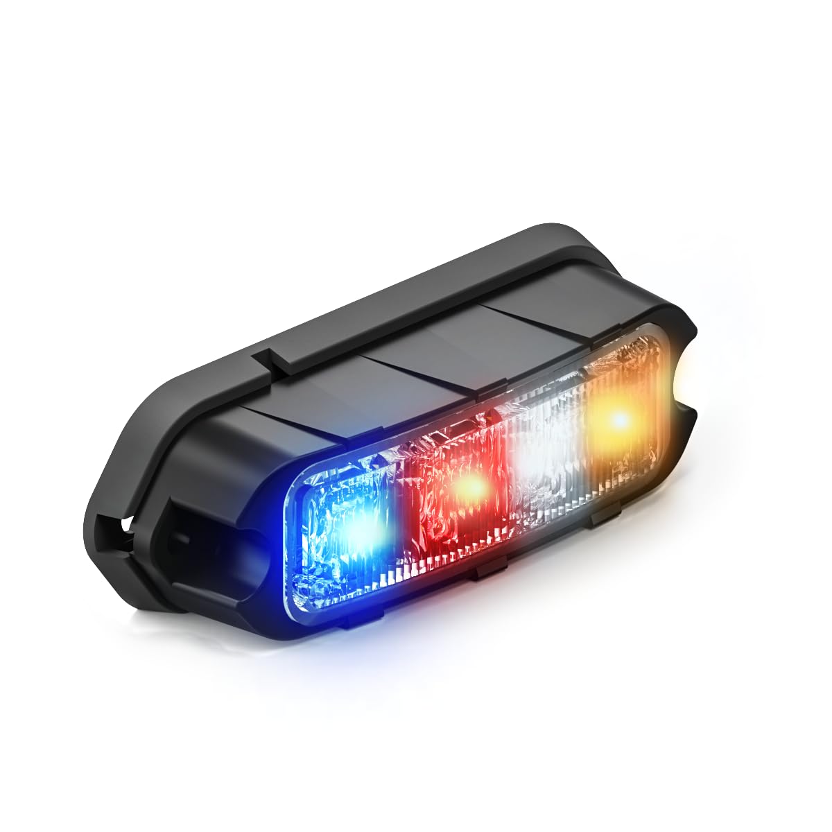 Feniex Quad Q3 closeup of twelve LEDs highlighting intense light benefit