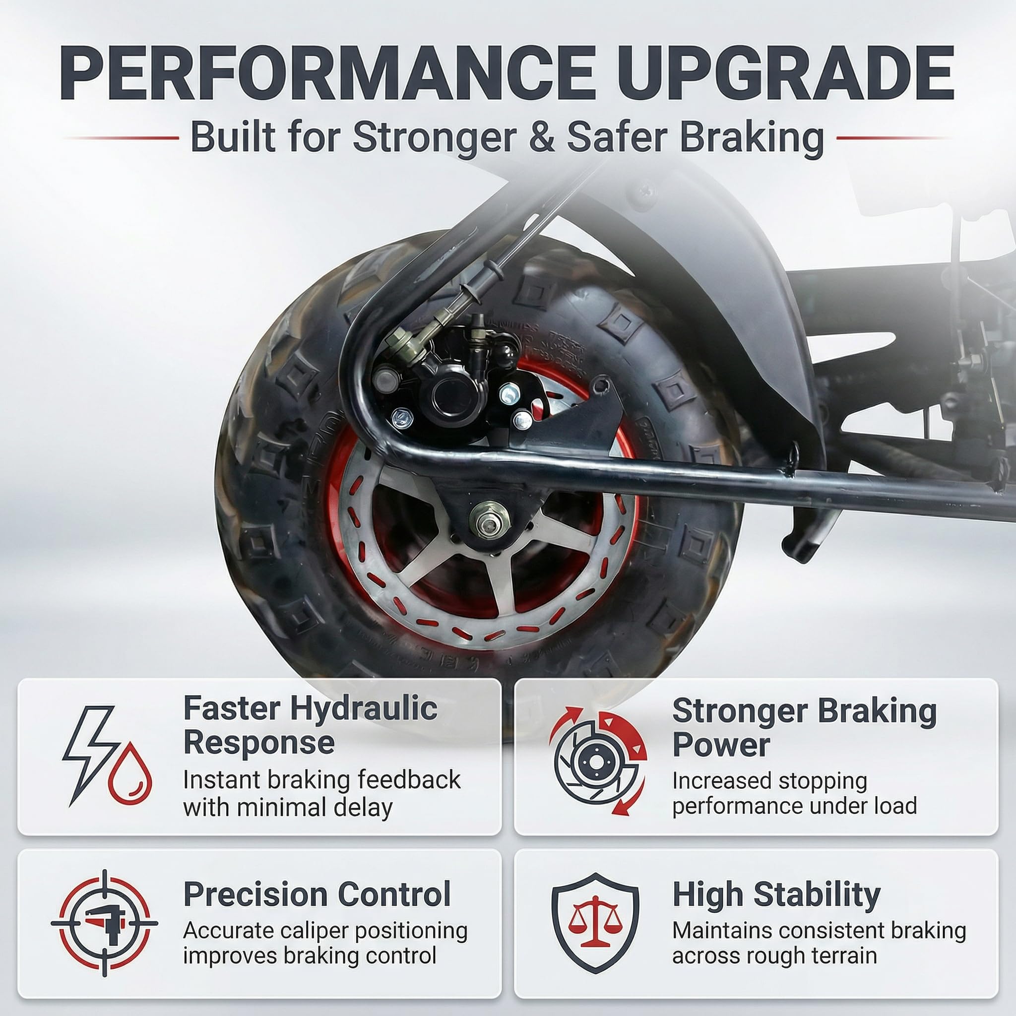 Feralmoto hardware kit layout with bolts and spacers for bolt‑on install