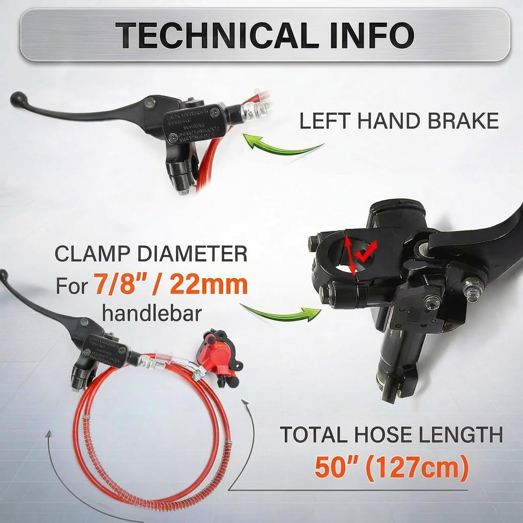 Feralmoto mini bike on trail illustrating improved stopping confidence and control