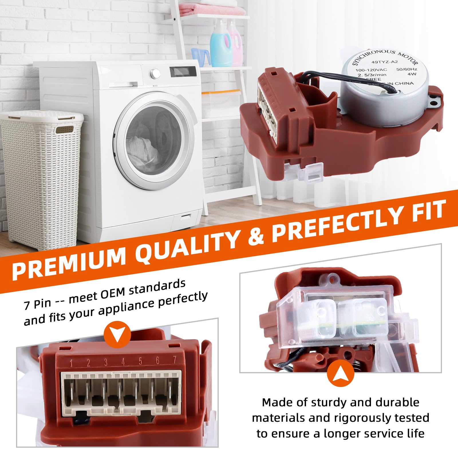 Fetechmate actuator installed in a washer demonstrating restored spin and reduced downtime