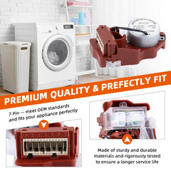 Fetechmate actuator installed in a washer demonstrating restored spin and reduced downtime