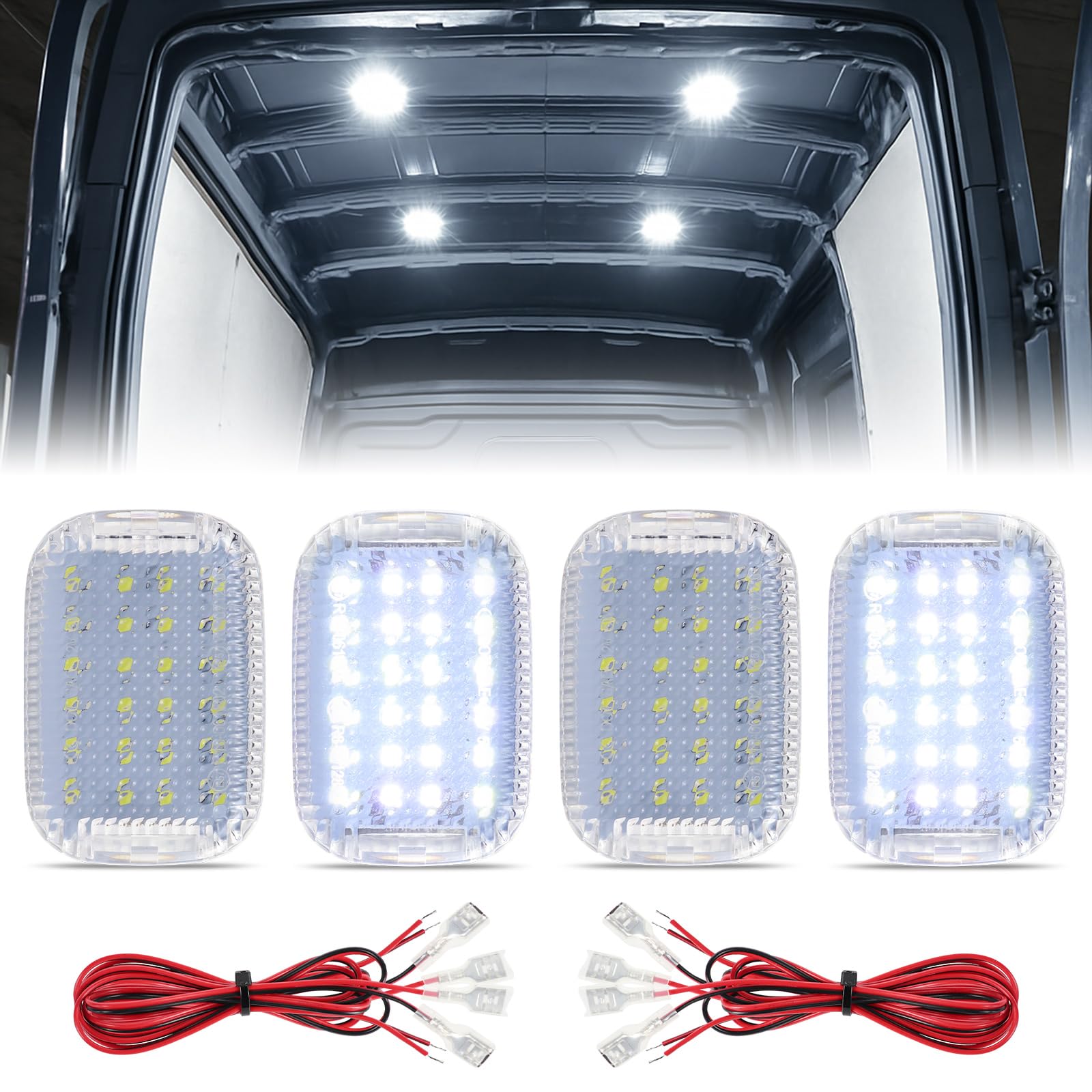 FetonAuto front packaging showing cargo lights and easy installation benefit