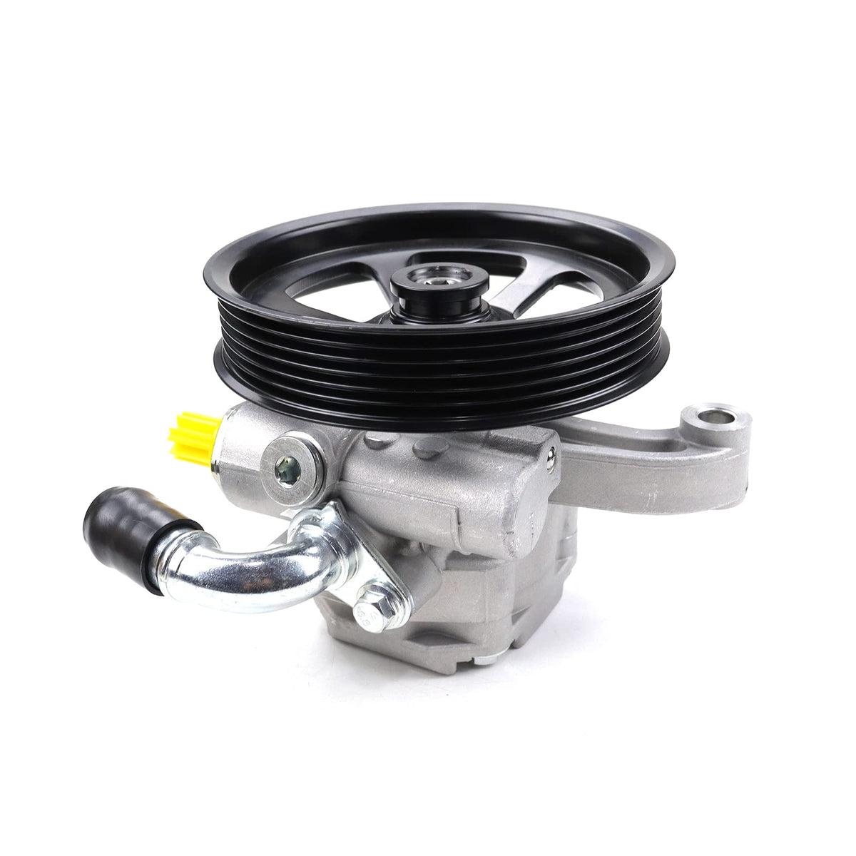 FEXON power steering pump front view showing ready-to-install unit and confident fit